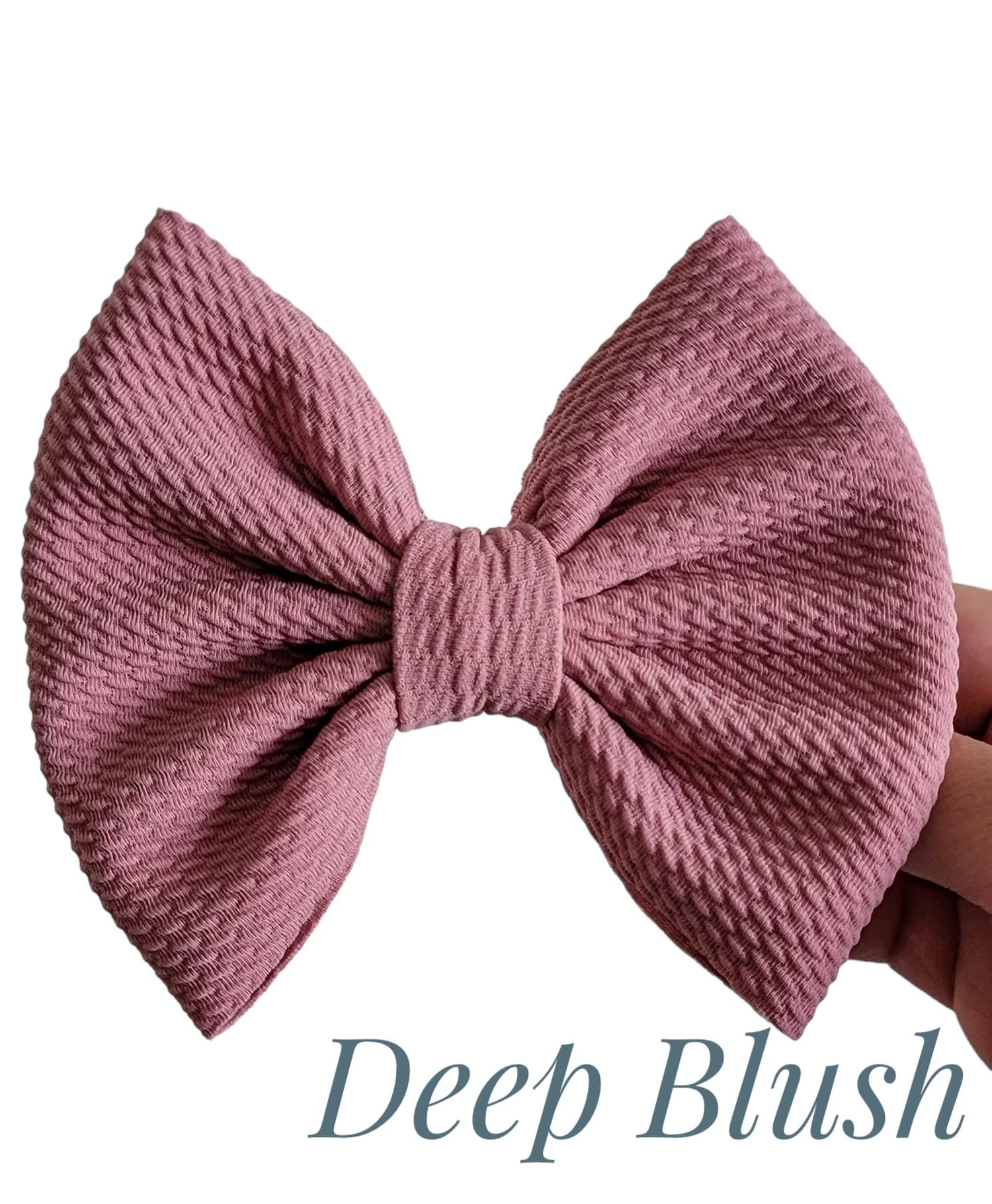 Savannah Bow-Deep Blush Wholesale