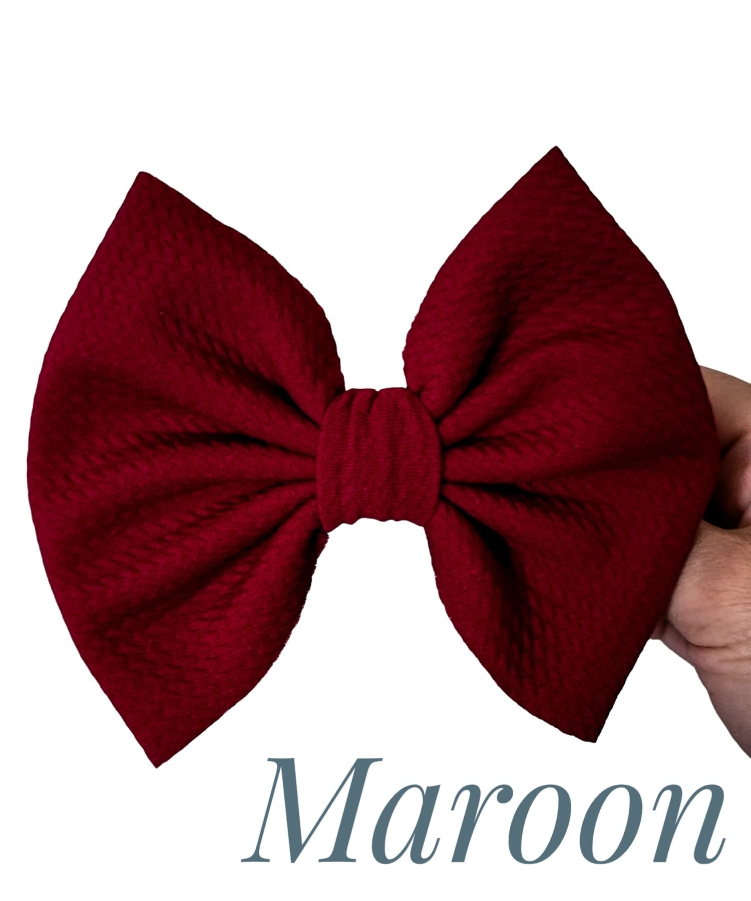 Savannah Bow-Maroon Wholesale