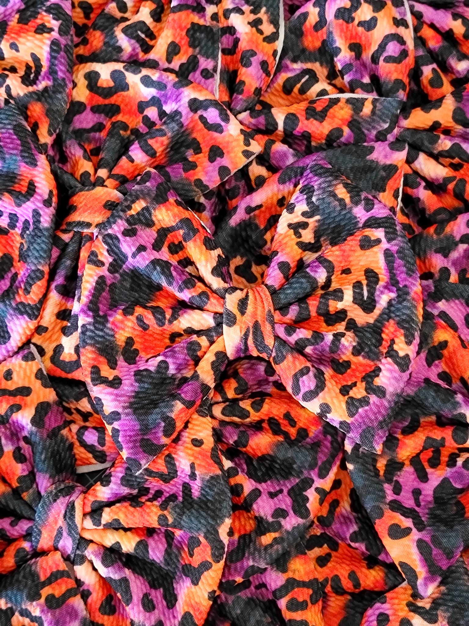 Savannah Bow-Halloween Leopard Wholesale