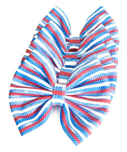 Savannah Bow-Patriotic Stripes Wholesale